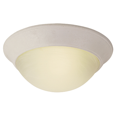 Trans Globe Lighting PL-57701 WH 2 Light Flush-mount in White